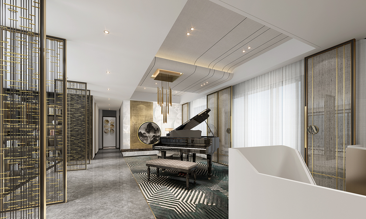 SD丨隆腾盛世9#255户型 复式样板房设计