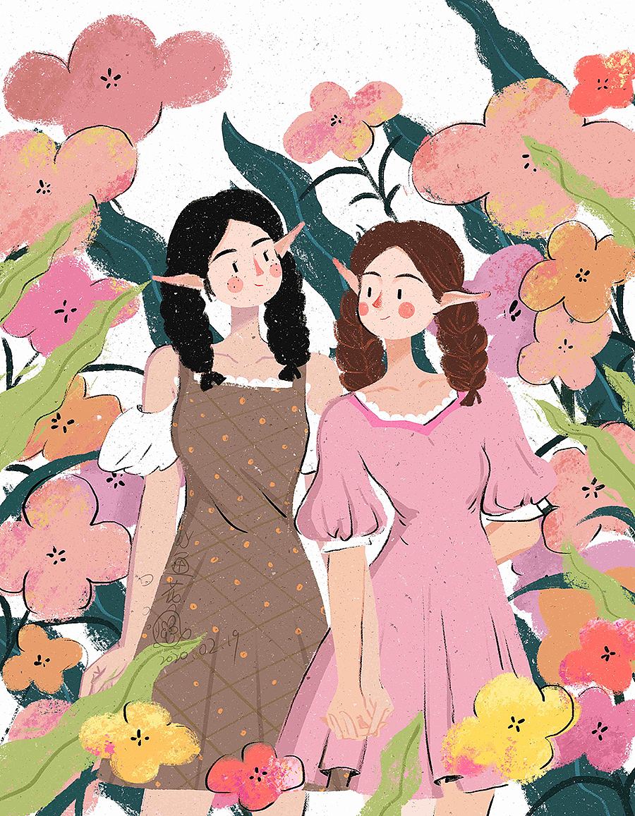 花花世界（图ZMjE0MDk5MzM2） - 创作习作 - 站酷设计师鱼花酱原创素材 - 站酷ZCOOL