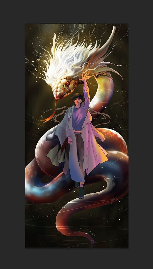 盗墓笔记同人插画两张（附过程）（图ZMjcwNTY1NzM2） - 商业插画 - 站酷设计师坑国大殿下原创素材 - 站酷ZCOOL
