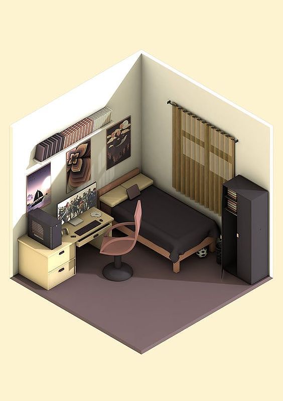 room（图ZMjM4NzExNzQ0） - 其他三维 - 站酷设计师LYsop原创素材 - 站酷ZCOOL