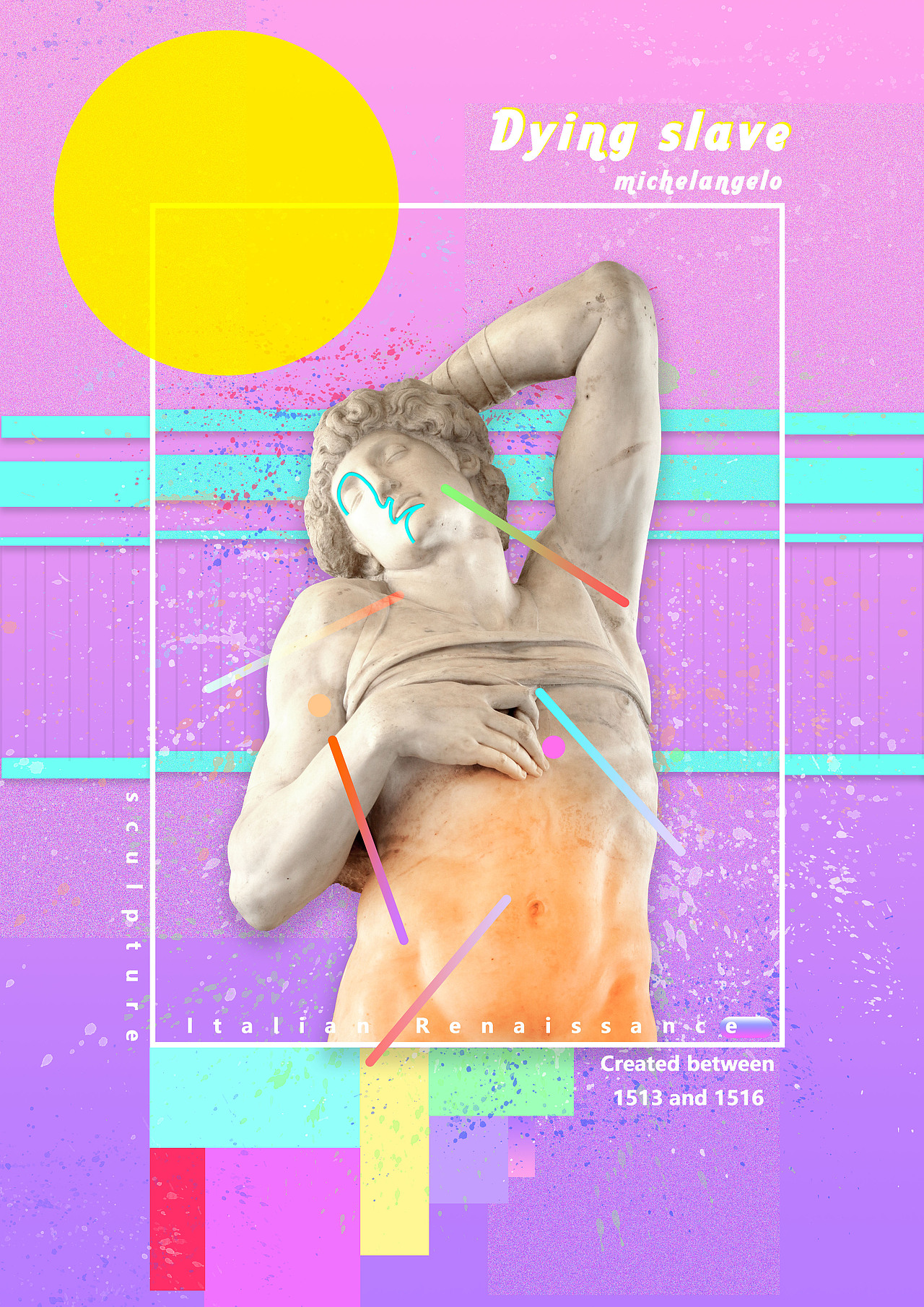 雕塑海报 Sculpture poster