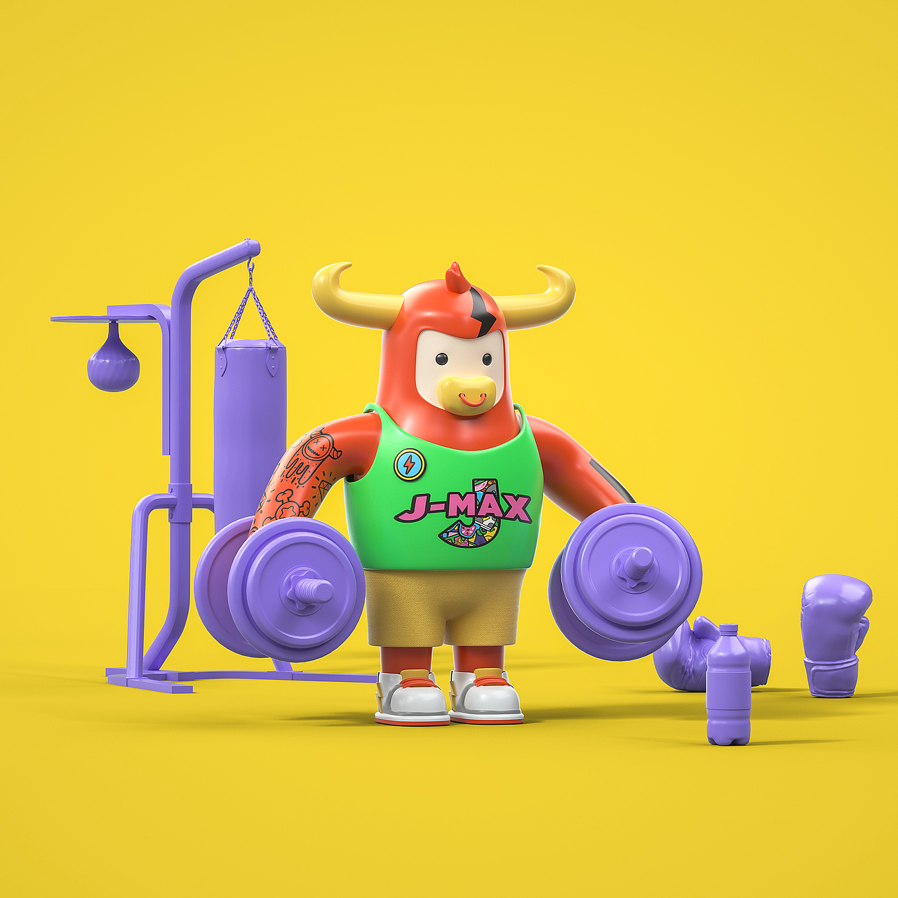 原创IP形象设计|大橘 J-max