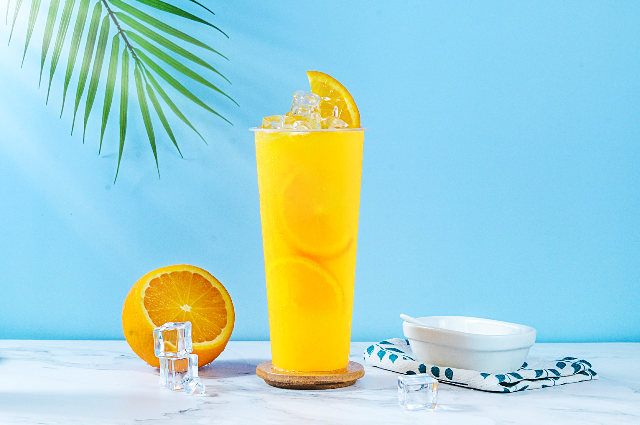 夏日炸鸡配奶茶