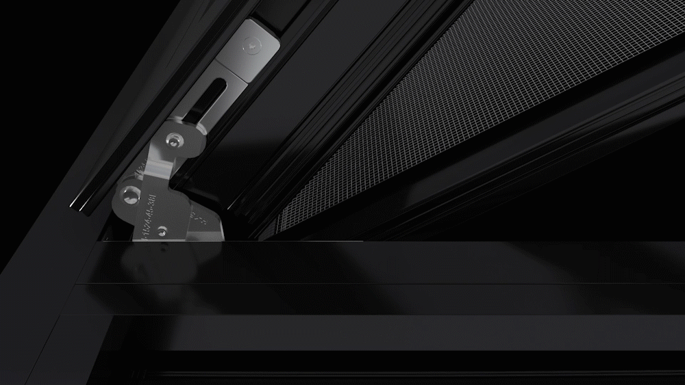 三维门窗动画_95内开窗纱一体宣传视频