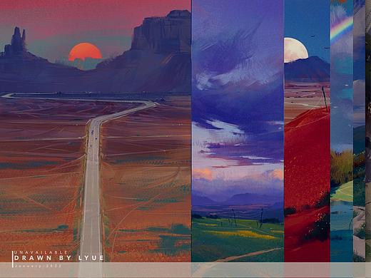 iPad风景插画合集（2022.01～②）
