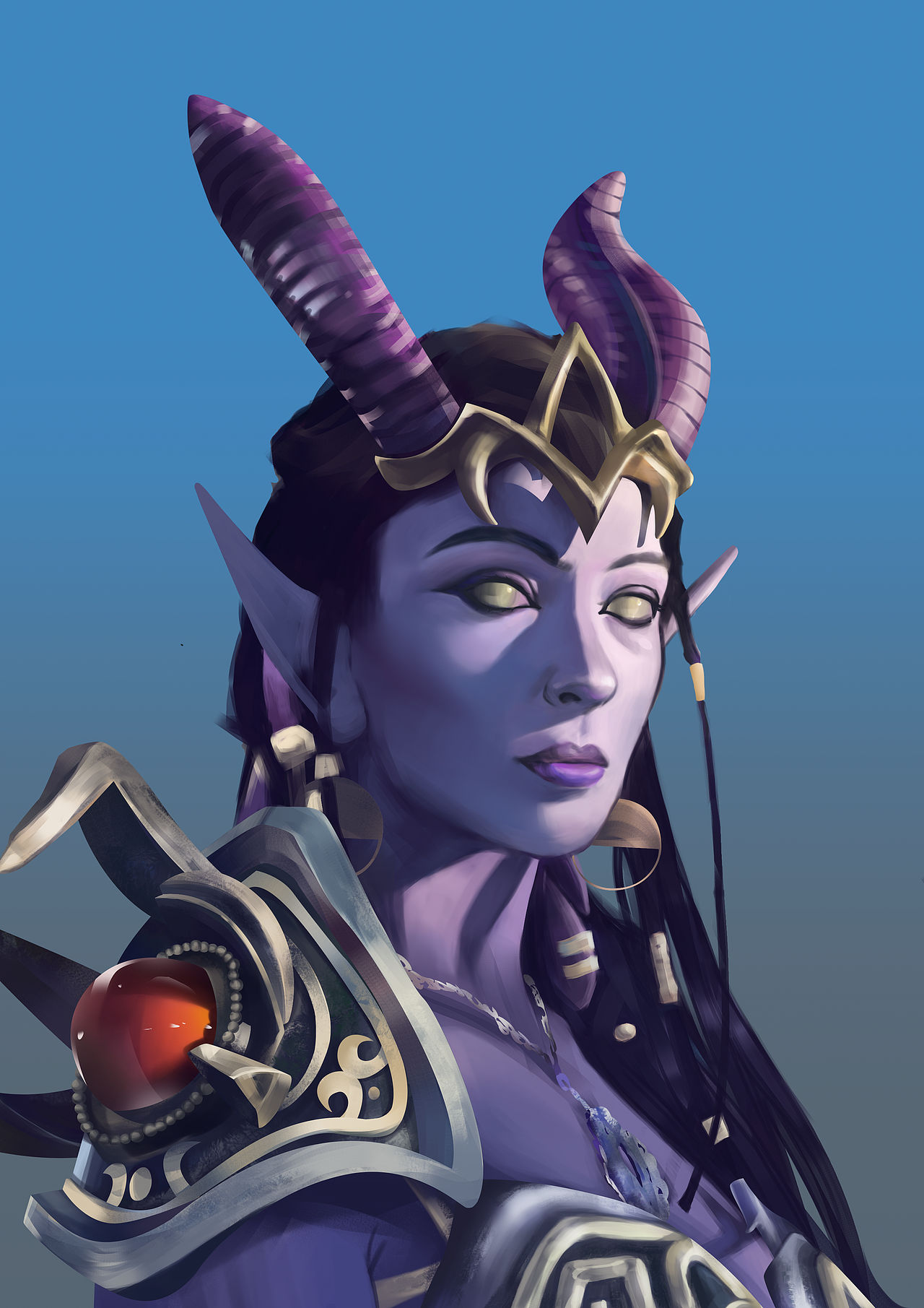 魔兽真人照片临摹