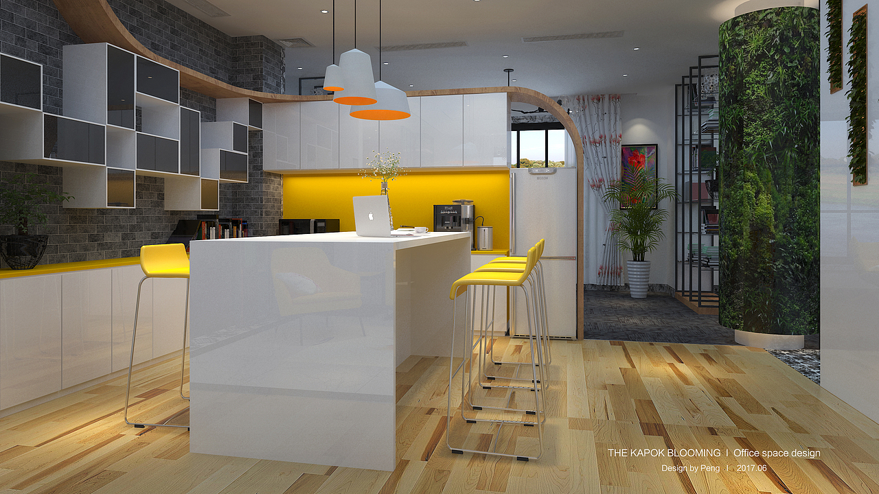 「木棉花开」· 办公空间设计（图ZMTUwMjAzNTAw） - 家装设计 - 站酷设计师小鹏Peng原创素材 - 站酷ZCOOL