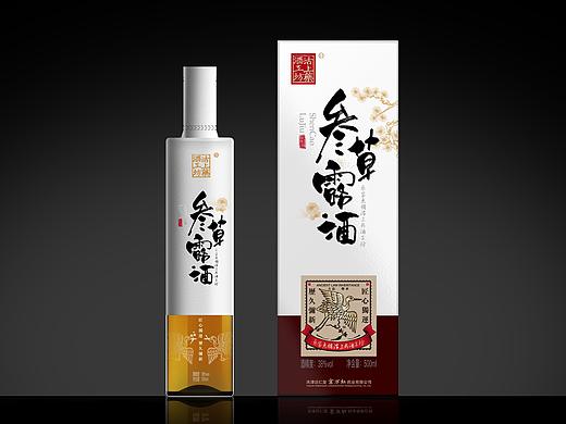 白酒包装设计,虫草酒包装设计,品牌包装