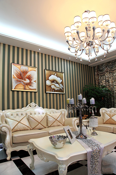 重庆别墅设计-欧式风格-远洋高尔夫-联排别墅-指尖设计