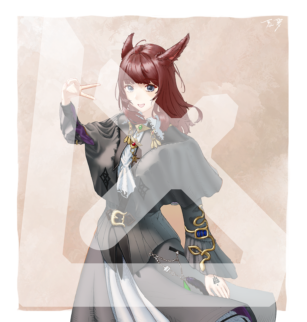 【ff14】猫魅族黑魔法师