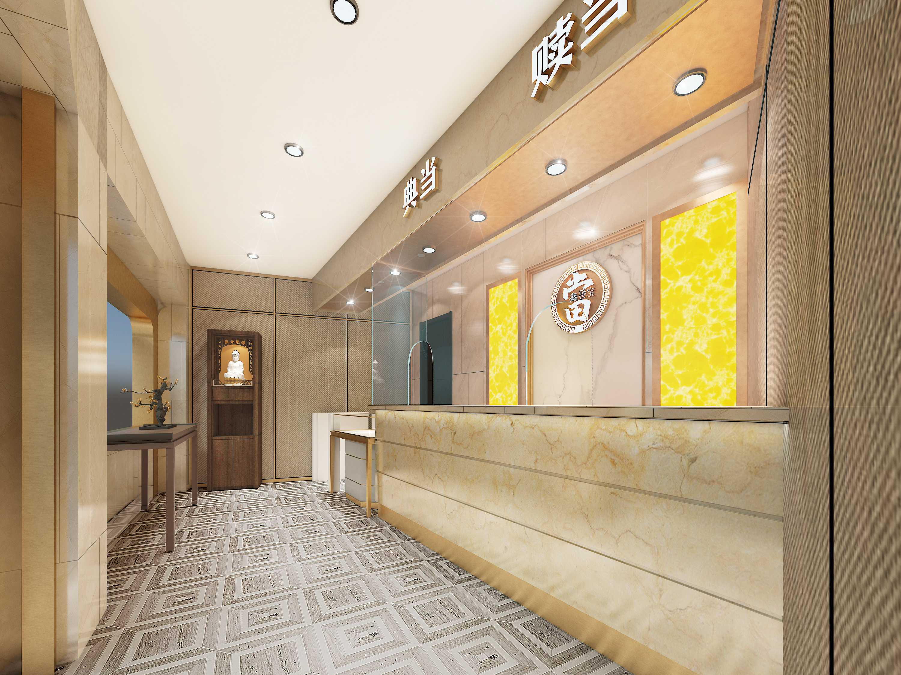 典当行 珠宝店 会所 多空间组合