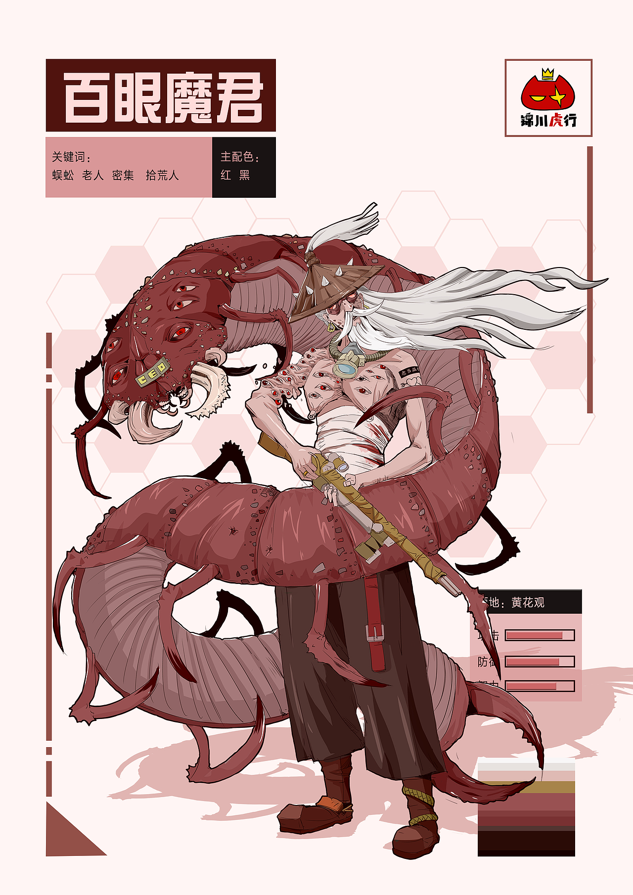 西游记角色设计百眼魔君