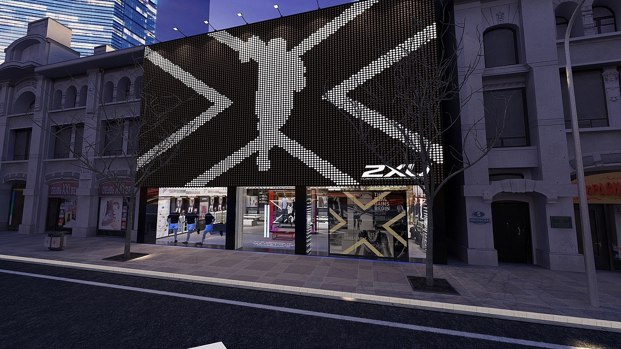 2XU概念店（图ZMTE4MDc3ODI4） - 展陈设计 - 站酷设计师kiddkong1986原创素材 - 站酷ZCOOL
