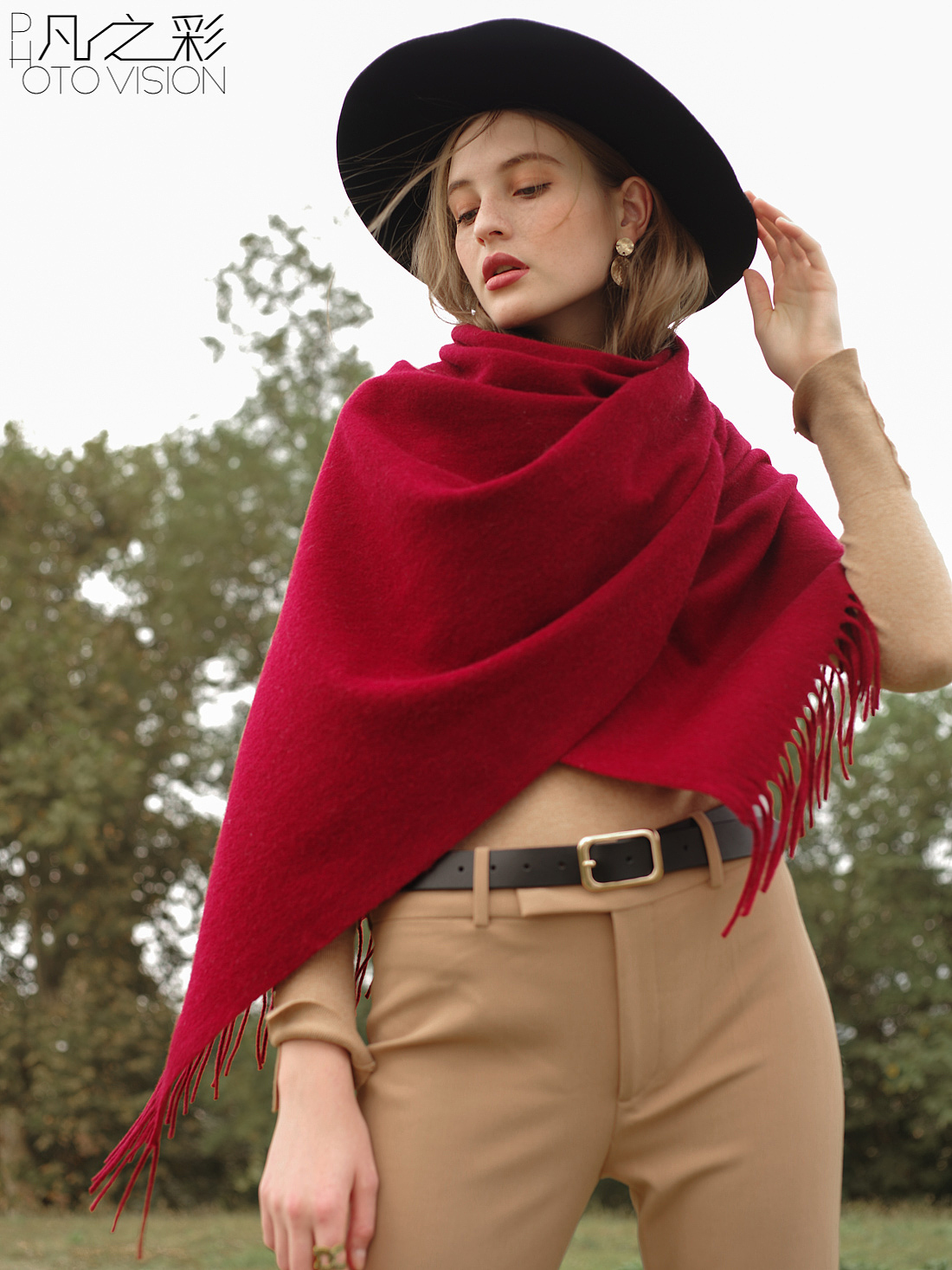 围巾大片拍摄@品牌围巾形象拍摄作品