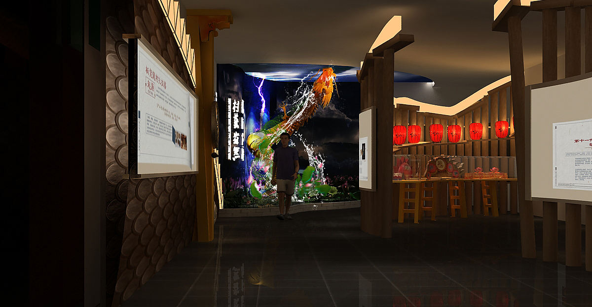 板凳龙民俗文化展示馆(原创文化展馆)(图ZMTg5NzQ0MTI4) - 其他三维 - 站酷设计师Shiyuan野子原创素材 - 站酷ZCOOL