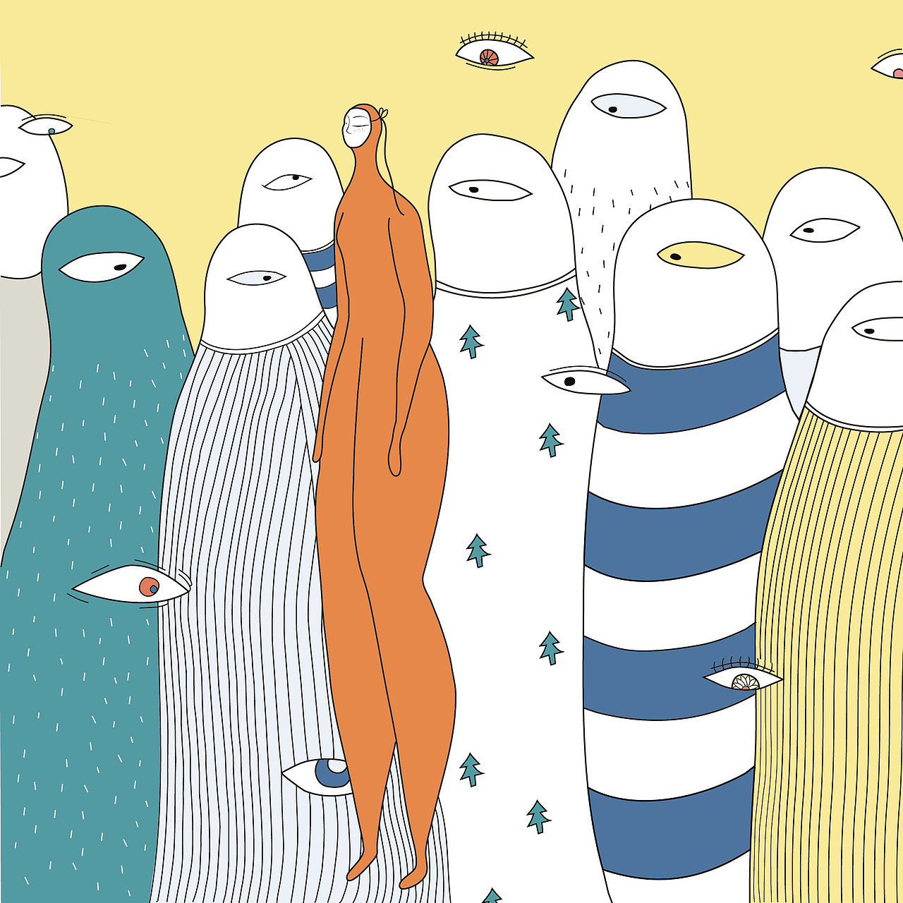 《出彩大連人》插畫設(shè)計(jì)（圖ZMjE4MDM5MzA4） - 藝術(shù)插畫 - 站酷設(shè)計(jì)師一只居兒原創(chuàng)素材 - 站酷ZCOOL