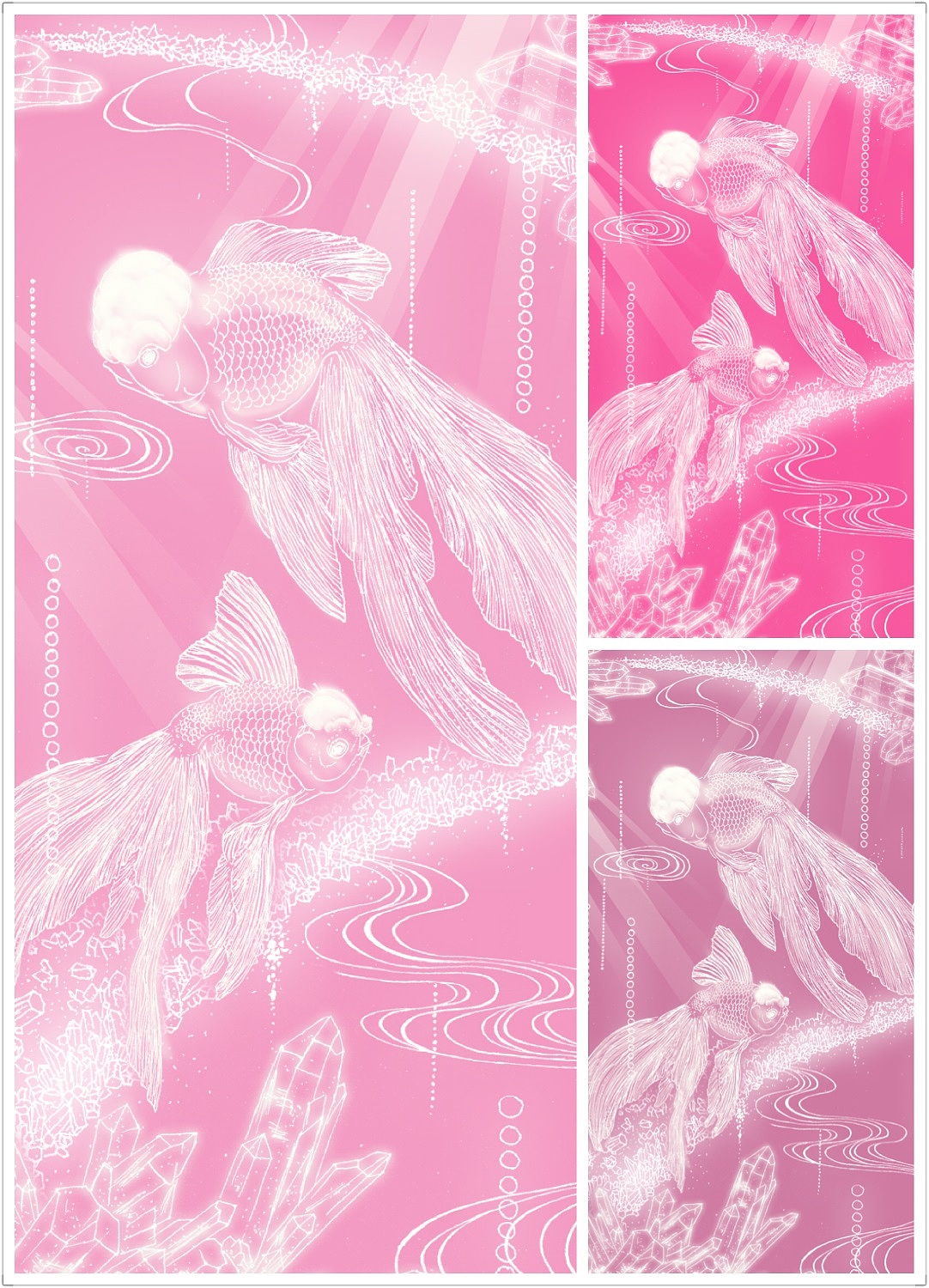 2014 金魚の水晶橋（图ZMjQ3NjcxNDQ=） - 创作习作 - 站酷设计师清水佐津紀原创素材 - 站酷ZCOOL