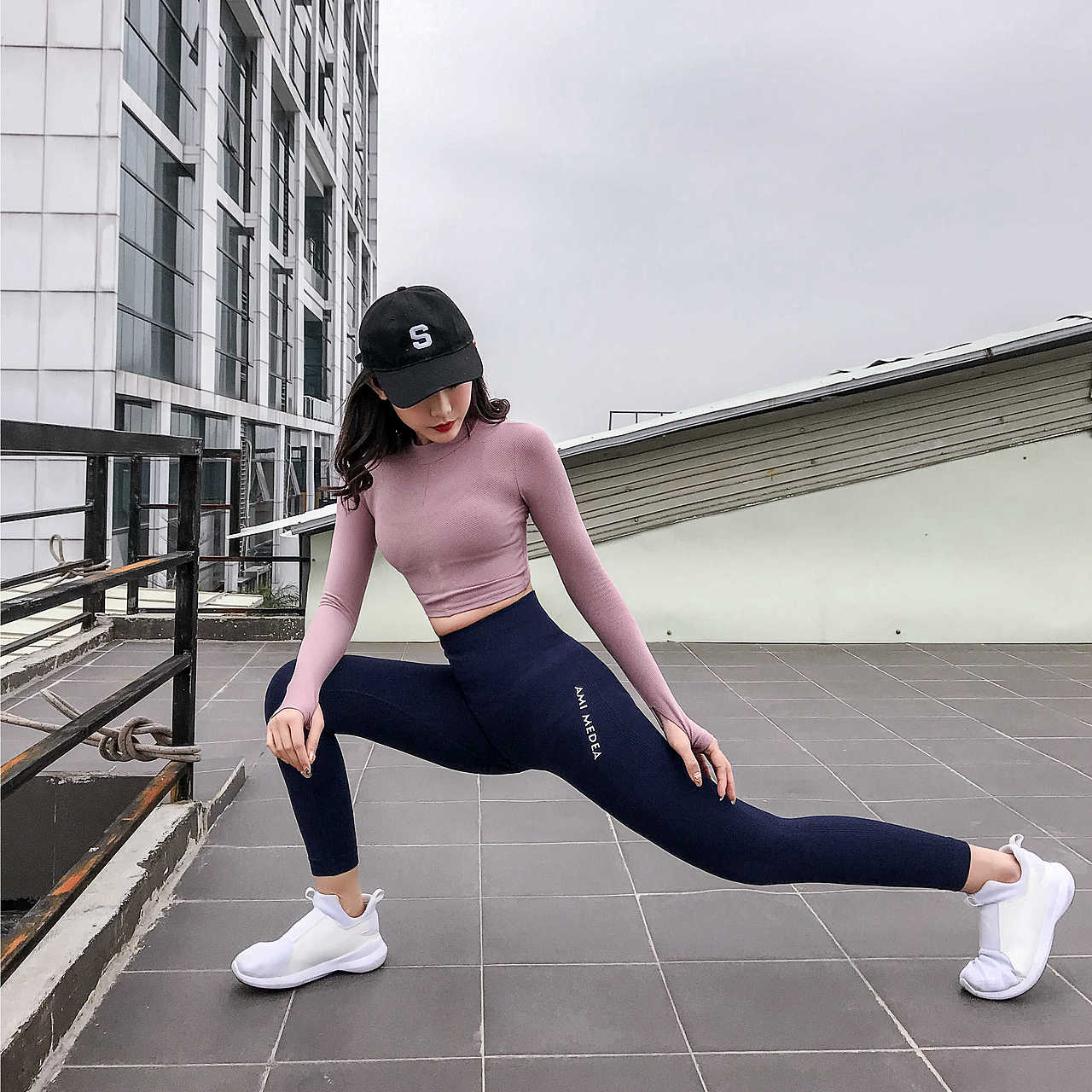 模特小白 健身服 拍摄 运动服拍摄 模特拍摄 服装拍摄