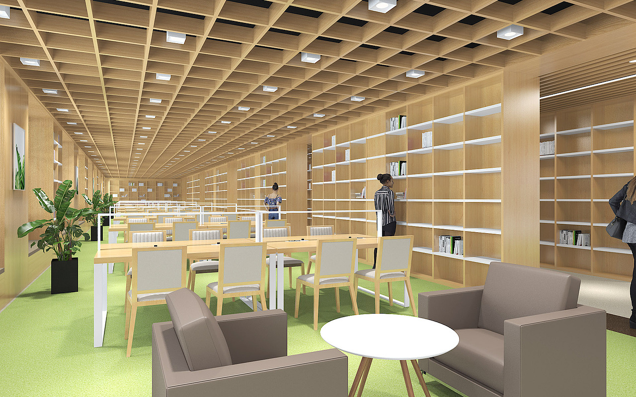 某学院图书馆设计方案一