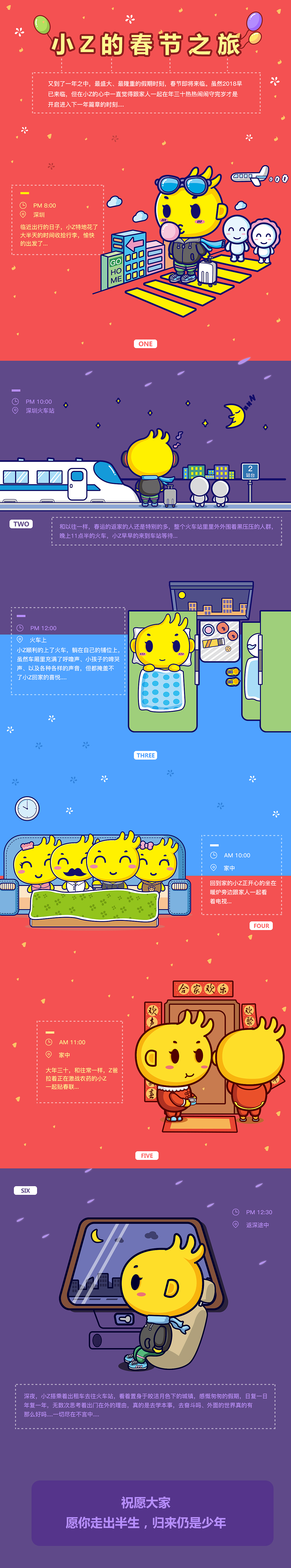 小Z的春节之旅（图ZMTA1NDQ3MTMy） - 创作习作 - 站酷设计师M一78原创素材 - 站酷ZCOOL