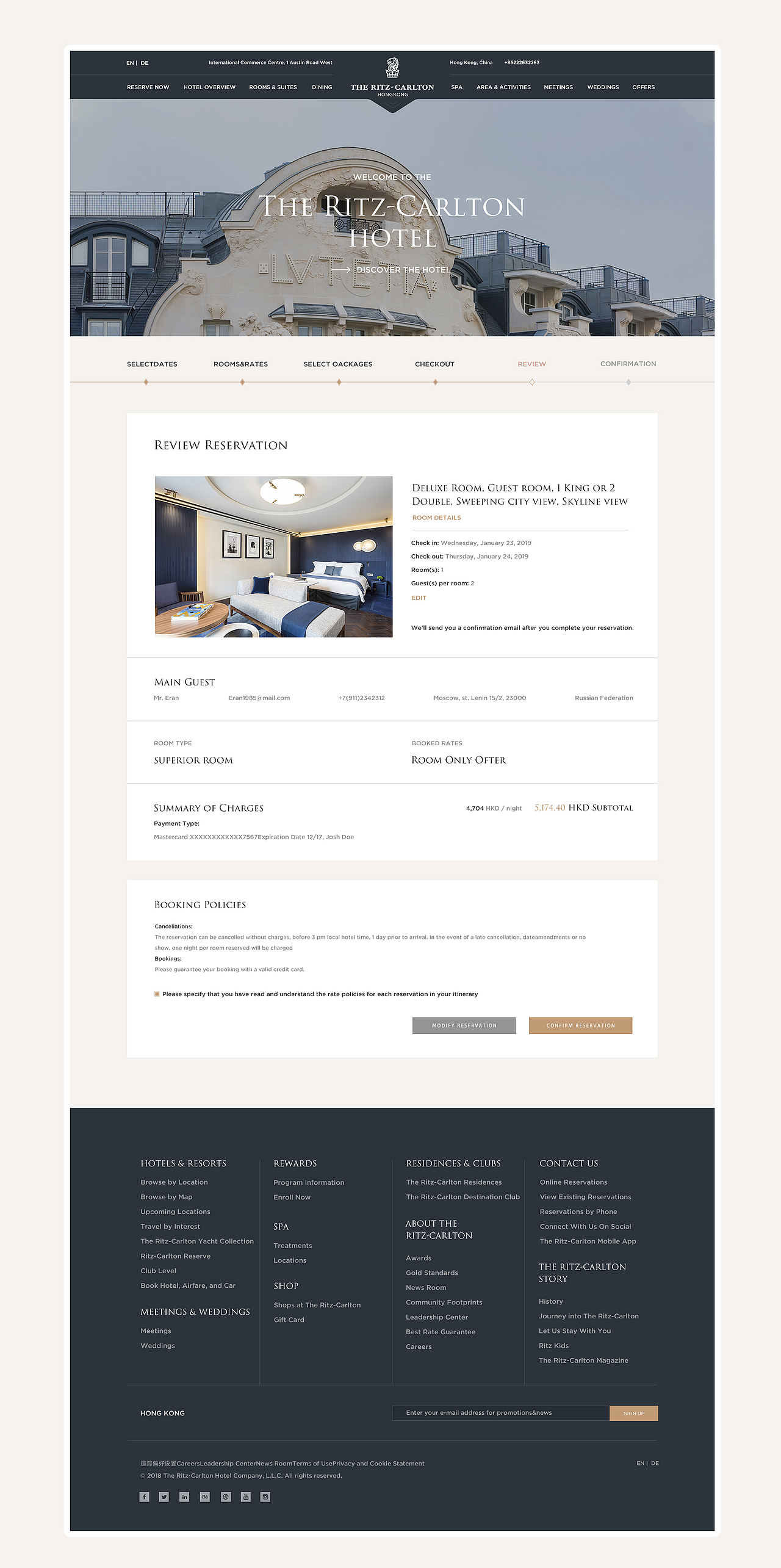 The Ritz-Carlton丨香港丽思卡尔顿酒店官网设计（图ZMTQ1MTU0ODAw） - 企业官网 - 站酷设计师一然同学原创素材 - 站酷ZCOOL