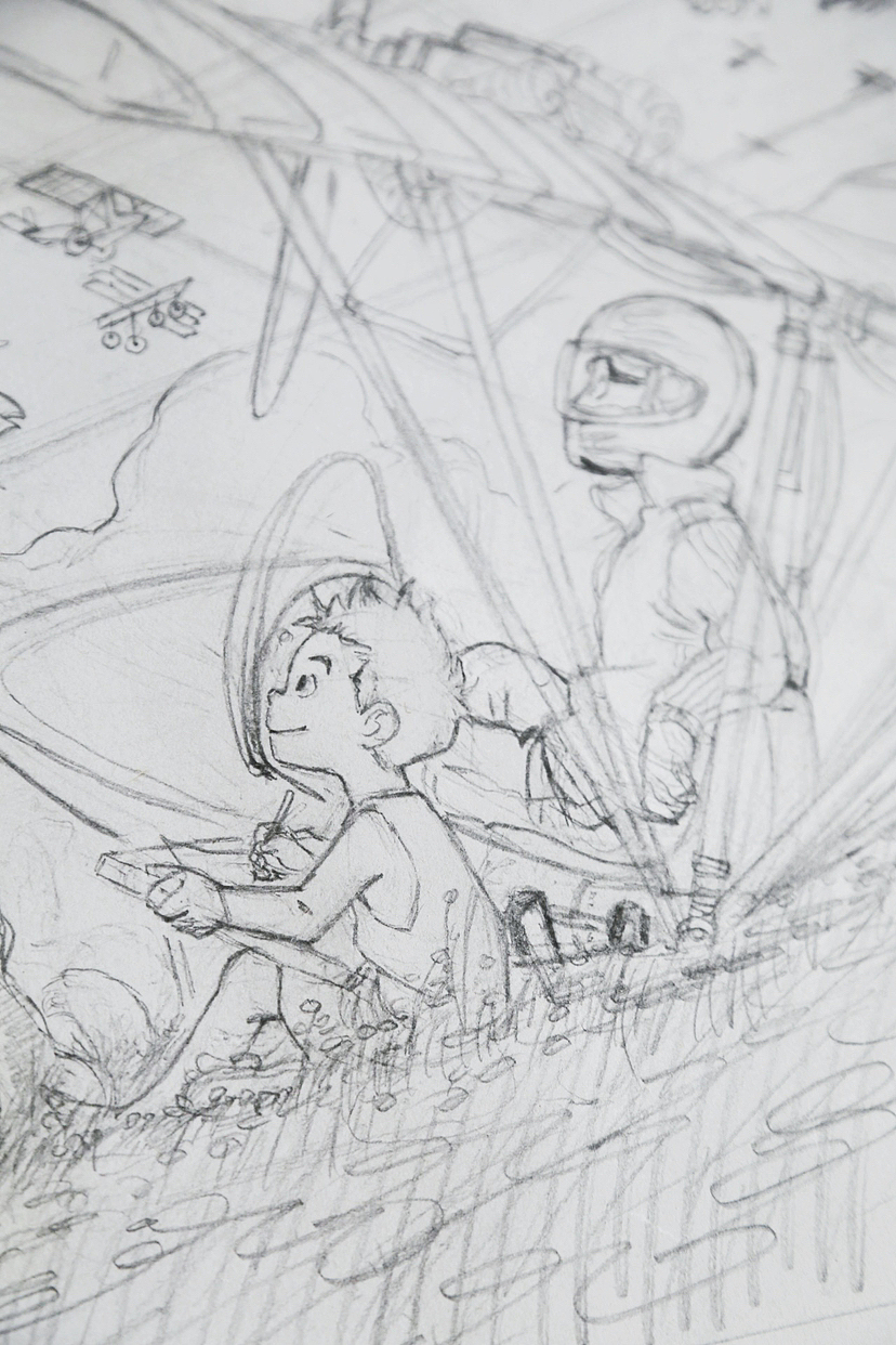 揭秘:从线稿到色稿,手绘原稿创作大公开