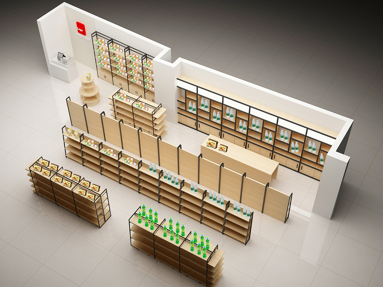 成套商场效果图 - 效果图交流区-建E室内设计网