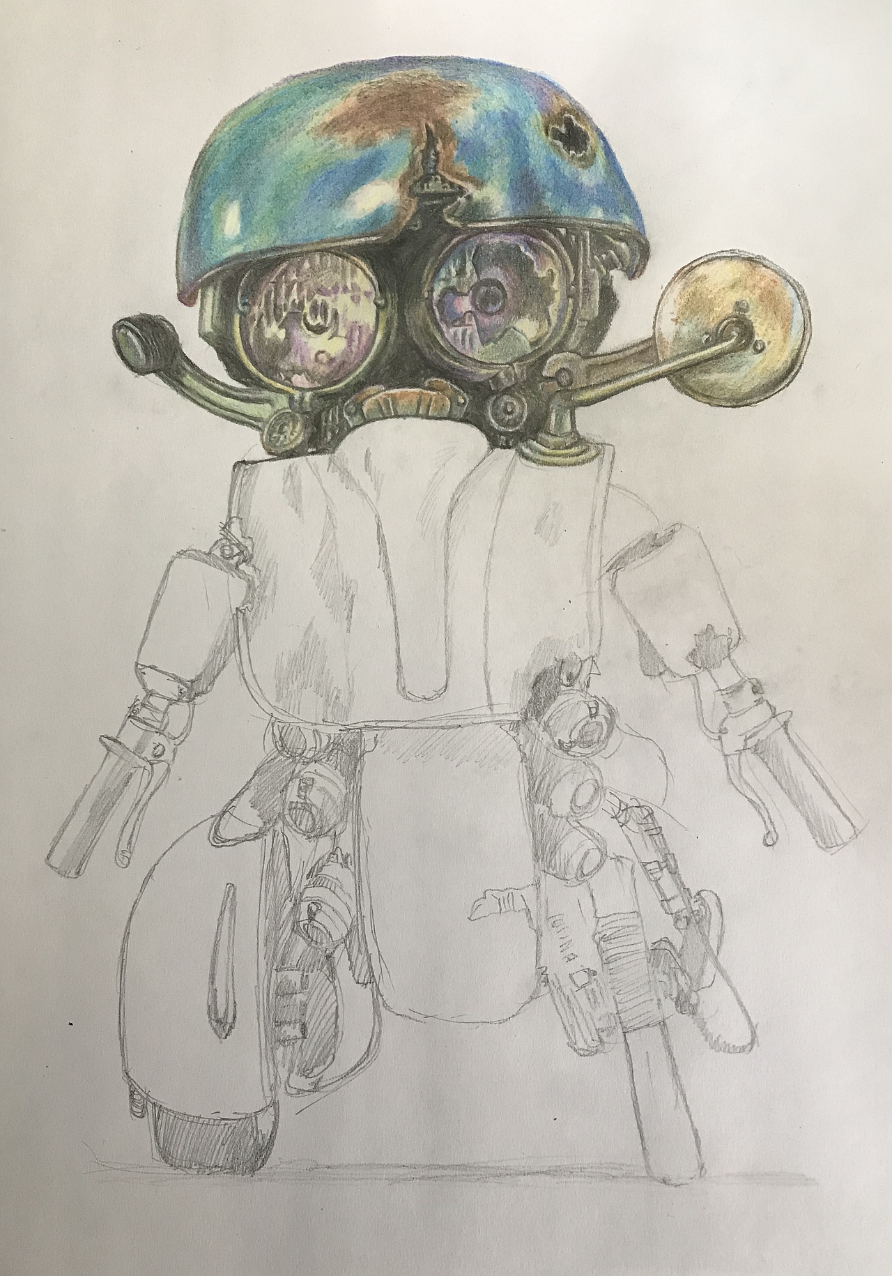 小灵通|纯艺术|绘画|懒猫仔_原创作品-站酷zcool