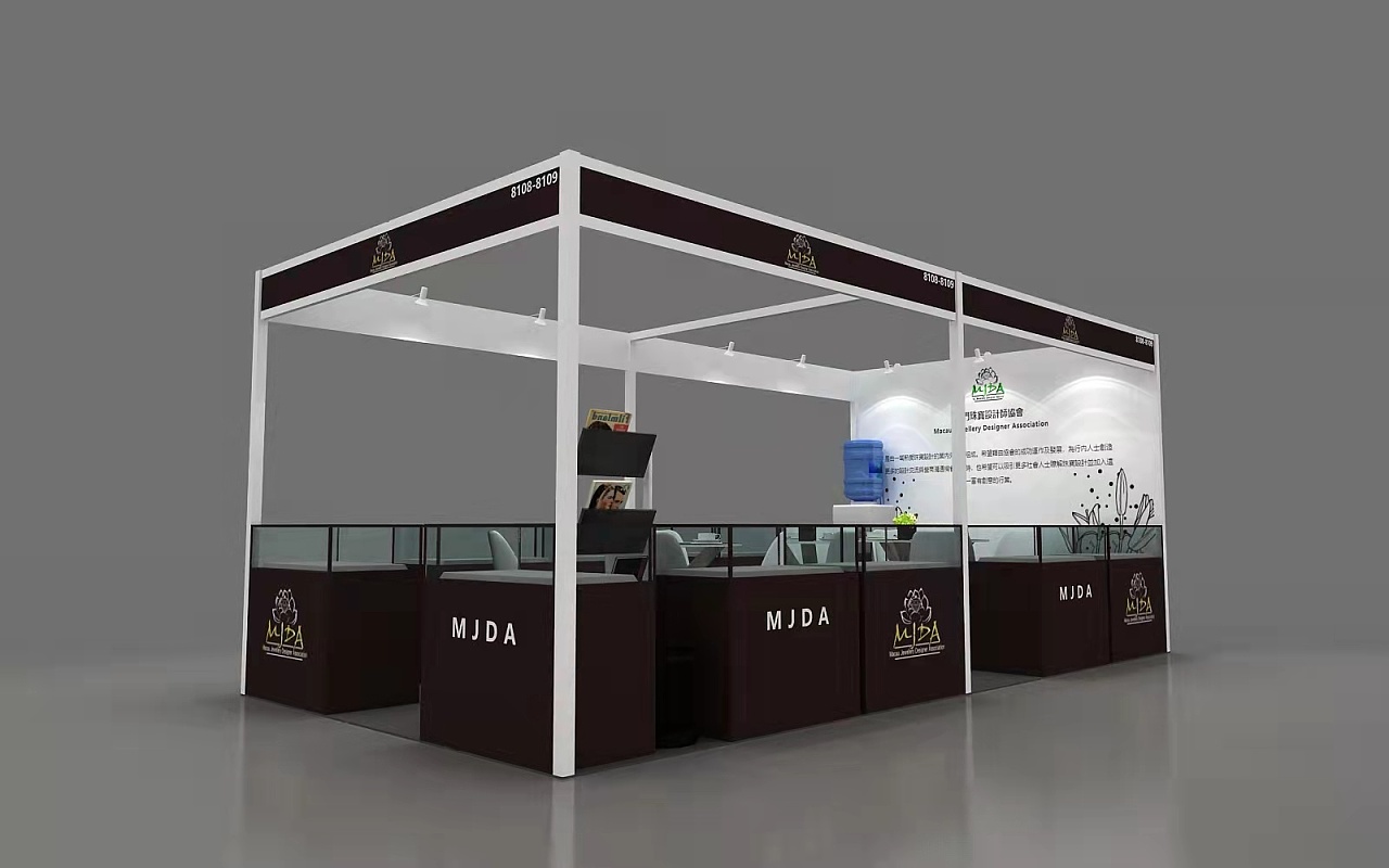 珠宝协会展位|三维|其他三维|珊珊珊33 - 原创作品 - 站酷 (zcool)