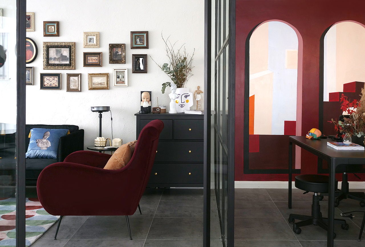 100平 杭州纹身店（实景）（图ZMTQ3NTg2MzA4） - 商业空间设计 - 站酷设计师Bocean波形设计原创素材 - 站酷ZCOOL