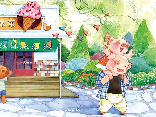 已商用绘本图