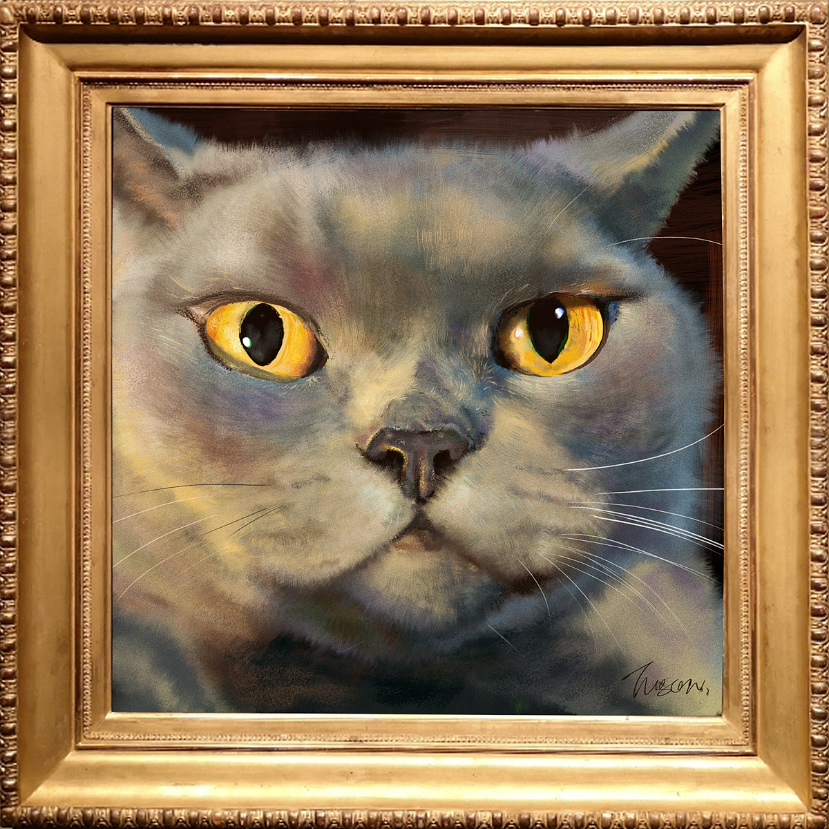 几幅写实风尝试|肝脑涂喵……还有狗叽（图ZMjAyNDYyNDI4） - 艺术插画 - 站酷设计师Tusan了了原创素材 - 站酷ZCOOL