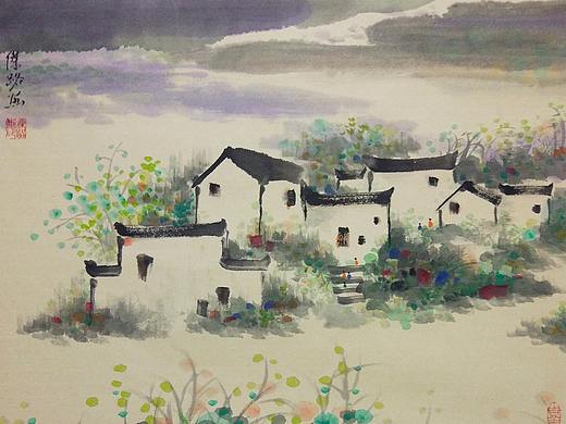 江杰路国画系列作品起步价50000.00元