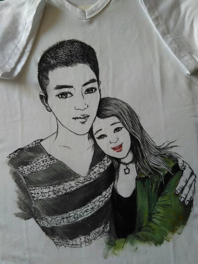 我喜欢的手绘T恤