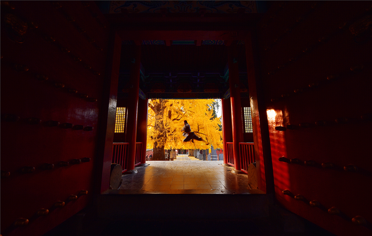 古建筑摄影：嵩山少林寺的秋