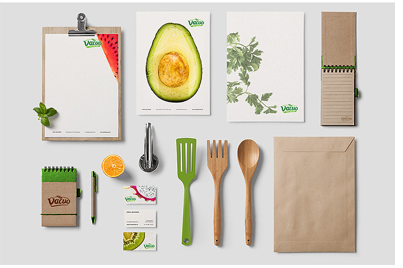 VACUO水果厨师品牌形象设计