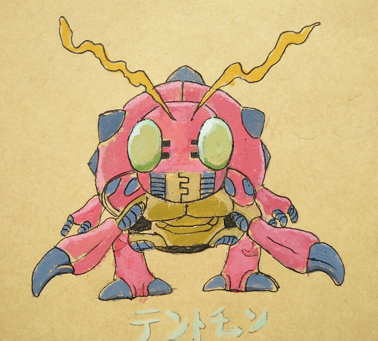 数码宝贝--【手绘/丙烯】（图ZNTI2MDc3MjA=） - 创作习作 - 站酷设计师糖可乐tangkele原创素材 - 站酷ZCOOL