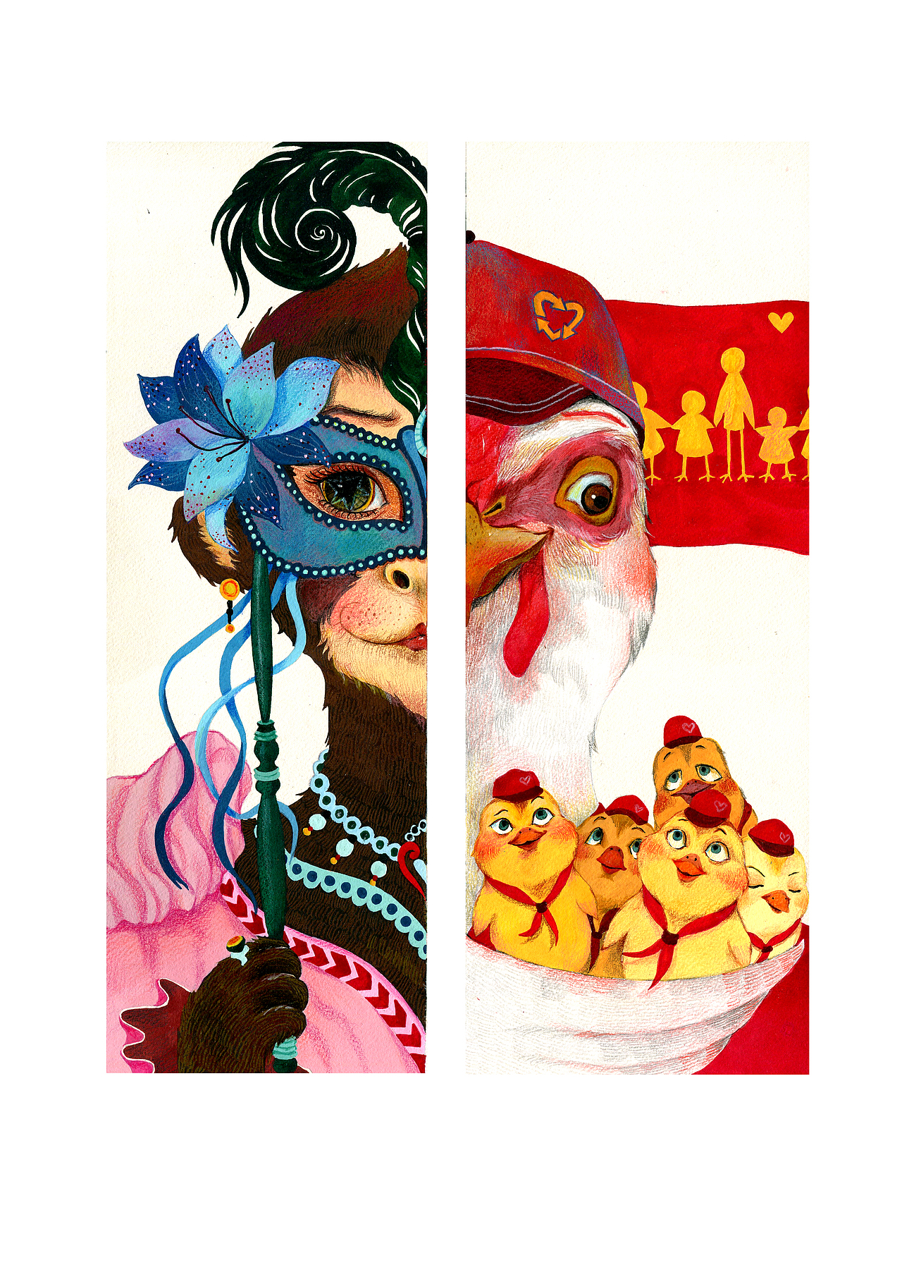 十二生肖之反腐倡廉（图ZOTkzMzkzNjg=） - 艺术插画 - 站酷设计师王三好Selene原创素材 - 站酷ZCOOL