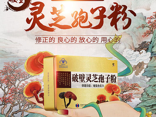 灵芝袍子粉