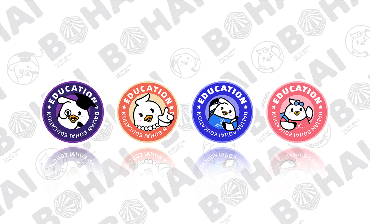BOBO鸥家族 | IP形象打造 | 渤海教育 X 同道设计(图ZMjcxMDQwNjI4) - IP形象 - 站酷设计师同道设计SONG原创素材 - 站酷ZCOOL
