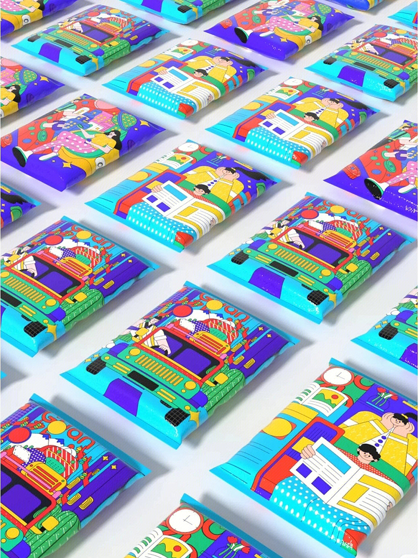 🍵今天分享的这款茶饮包装青春感十足。