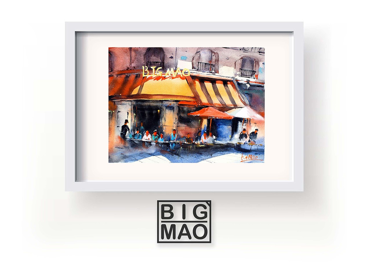 风景速涂第二波（图ZNjg2MTYyMTY=） - 创作习作 - 站酷设计师大猫爱看鱼原创素材 - 站酷ZCOOL