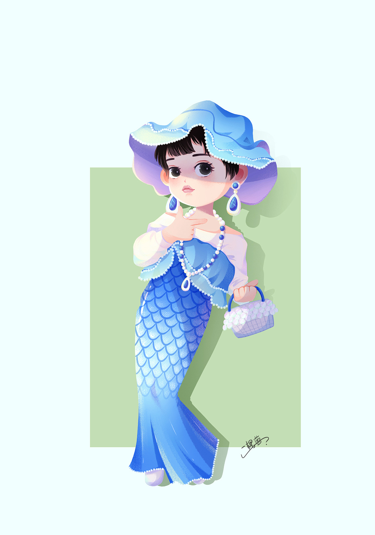 小可爱（图ZMjU2NTAzNjE2） - 儿童插画 - 站酷设计师一棵小葱原创素材 - 站酷ZCOOL