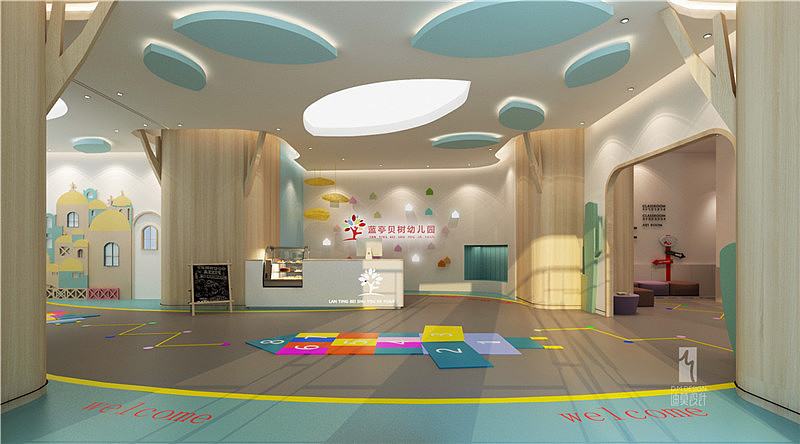 充满大自然气息的幼儿园设计效果图