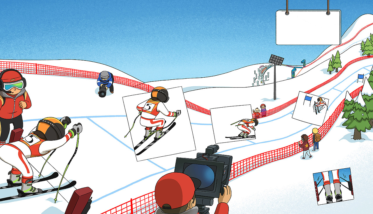 儿童冰雪运动科普绘本-雪上驰骋与飞舞