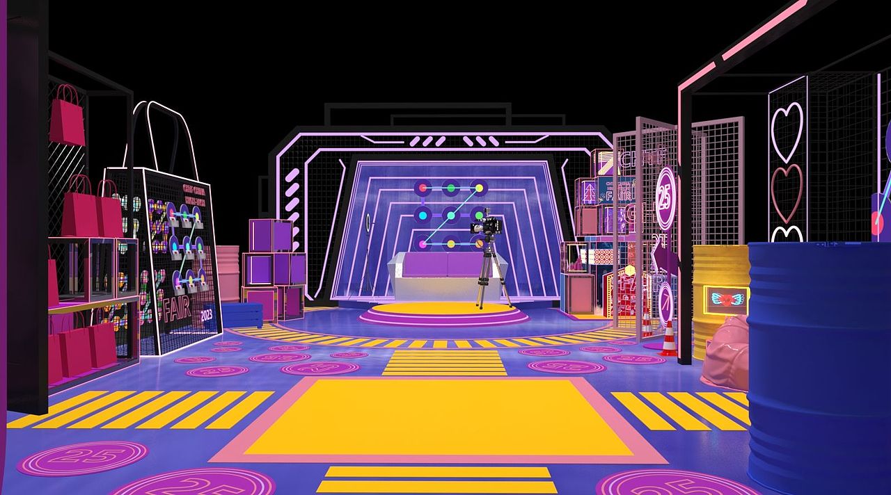 高交会展览设计（图ZMzY3MjQ3OTcy） - 展陈设计 - 站酷设计师美陈设计师周卓伟原创素材 - 站酷ZCOOL