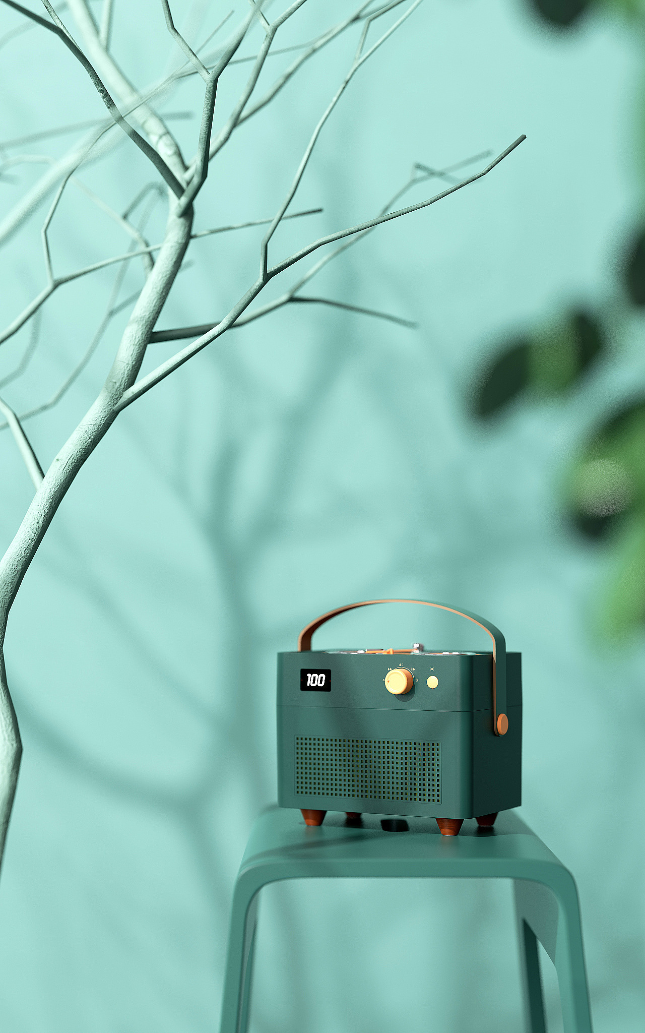 润物细无声——复古唱片机双喷加湿器