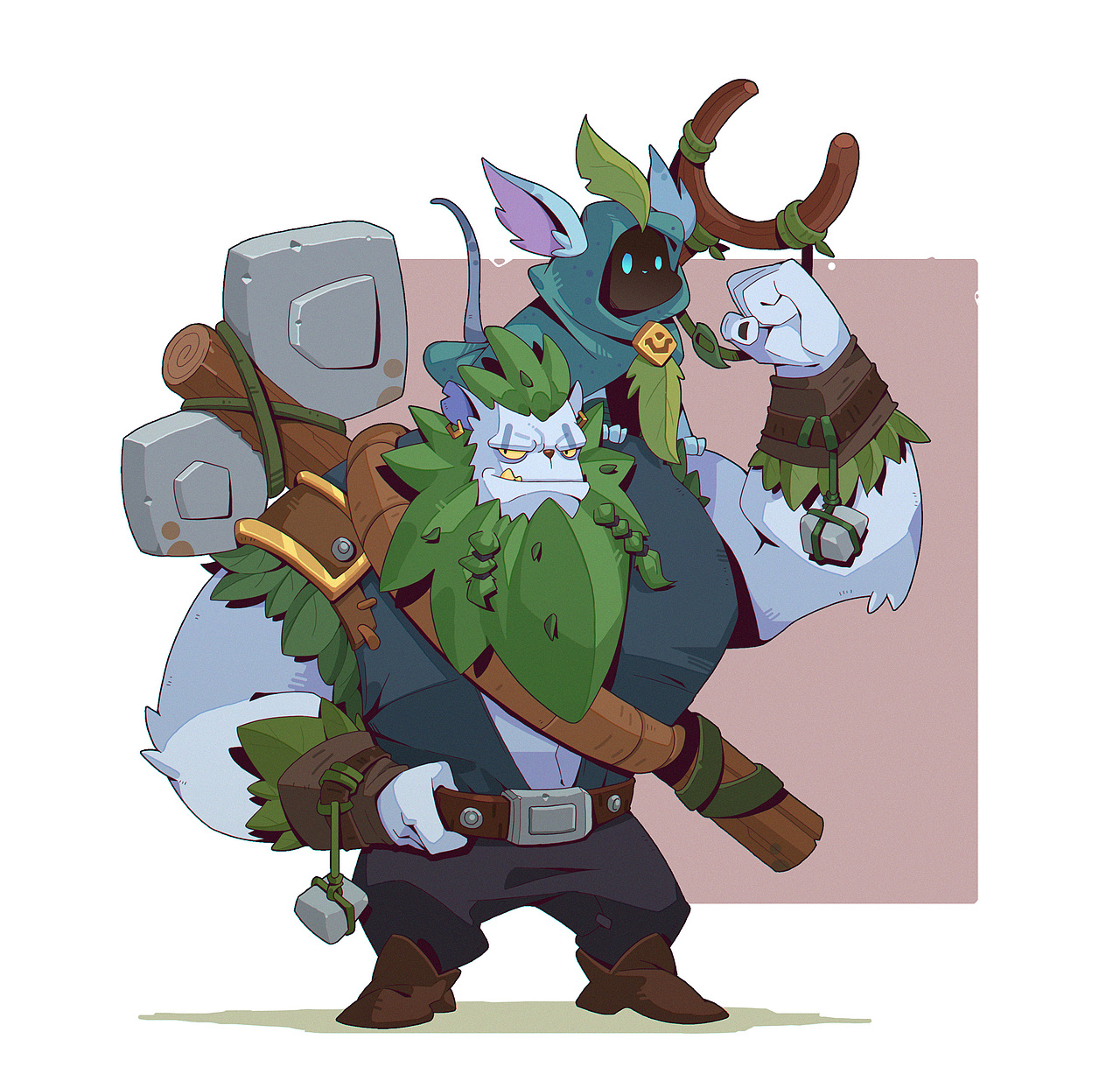 搅屎棍小分队（图ZMjM4NjI3MTcy） - 游戏原画 - 站酷设计师甲鱼baku原创素材 - 站酷ZCOOL