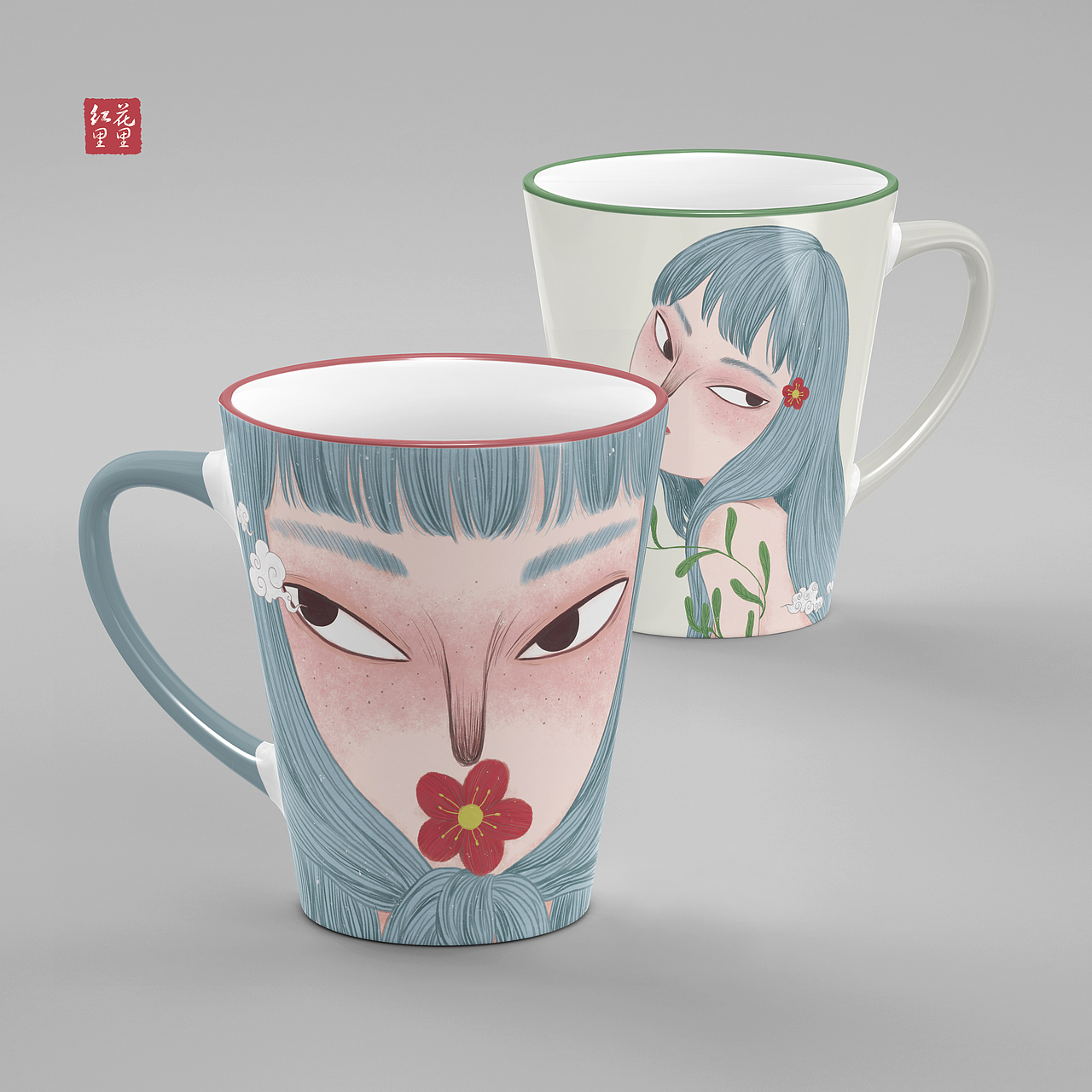 《红花里里》商业IP形象/文创展示