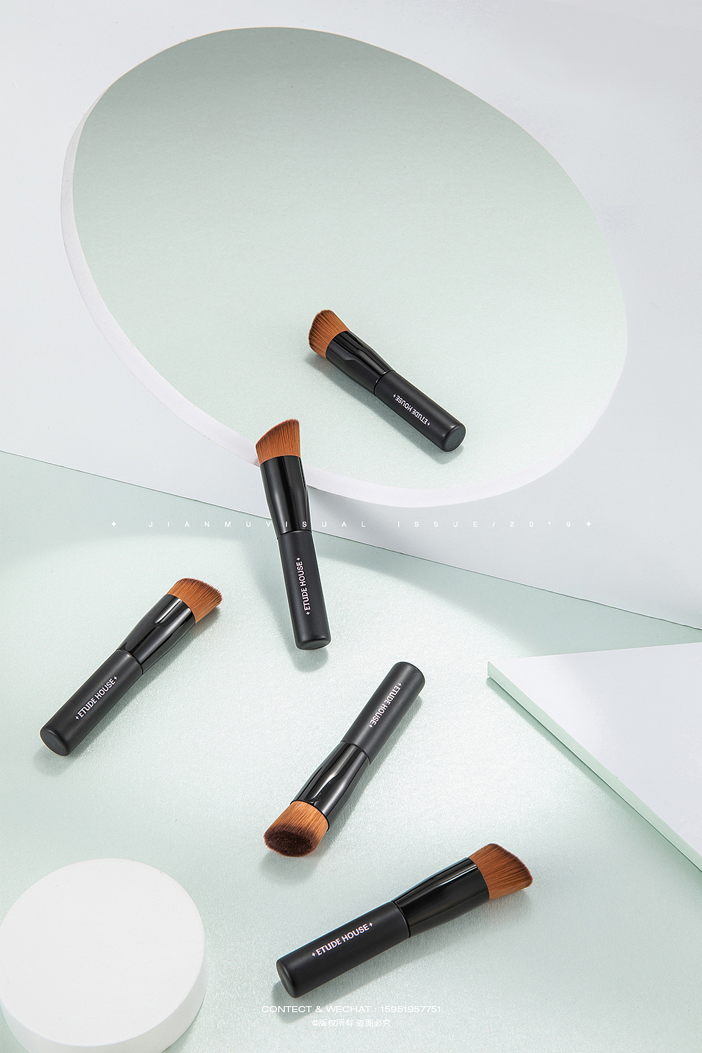 化妆刷摄影丨Fise kizz × 简木视觉化妆球美妆产品摄影